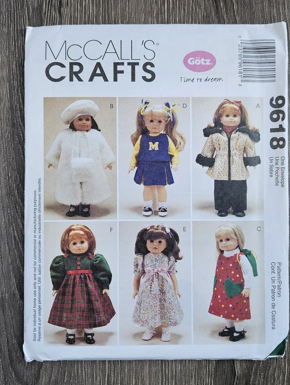 NEW McCall's 9618 18